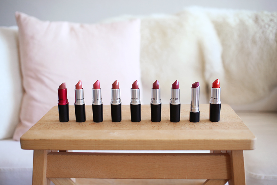 My MAC lipstick collection - Mademoiselle