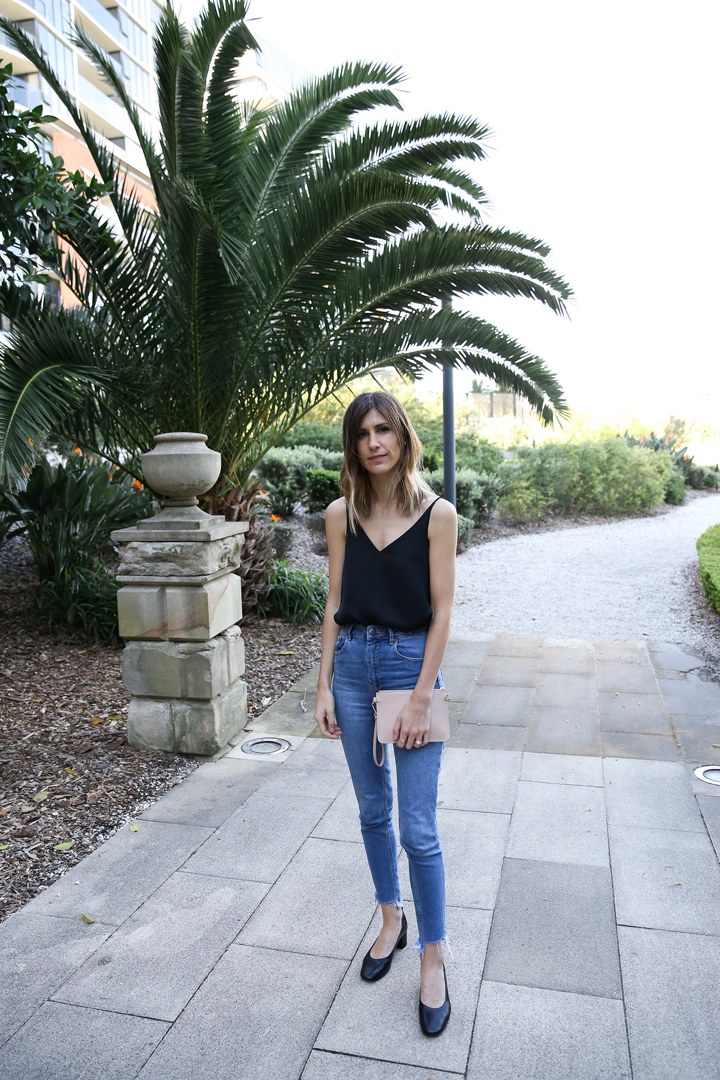 Everlane red suede day on sale heel