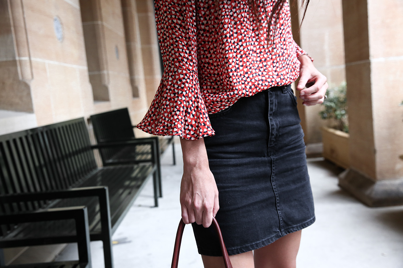 wardrobe essential denim skirt