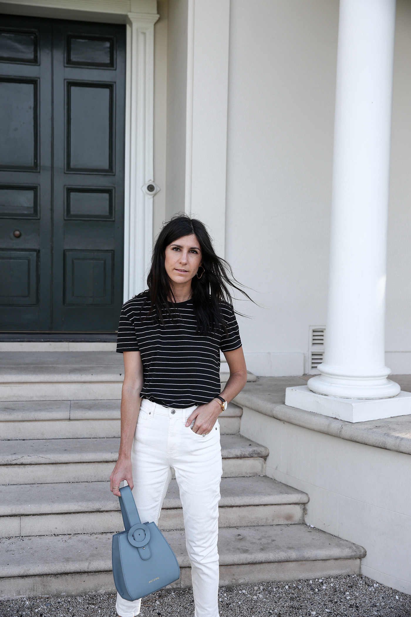 everlane white jeans