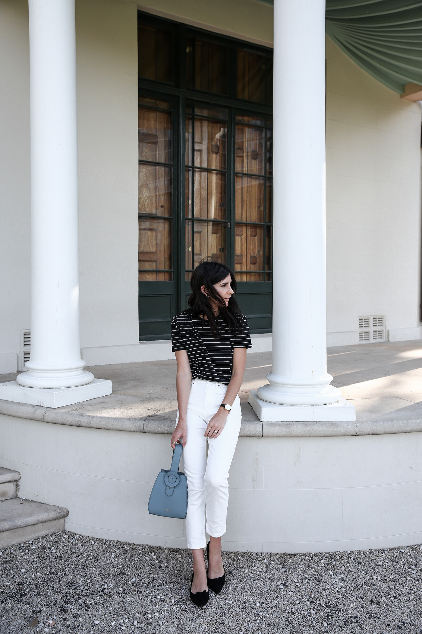 Everlane // Cheeky Straight Jean by Everlane in Washed Black