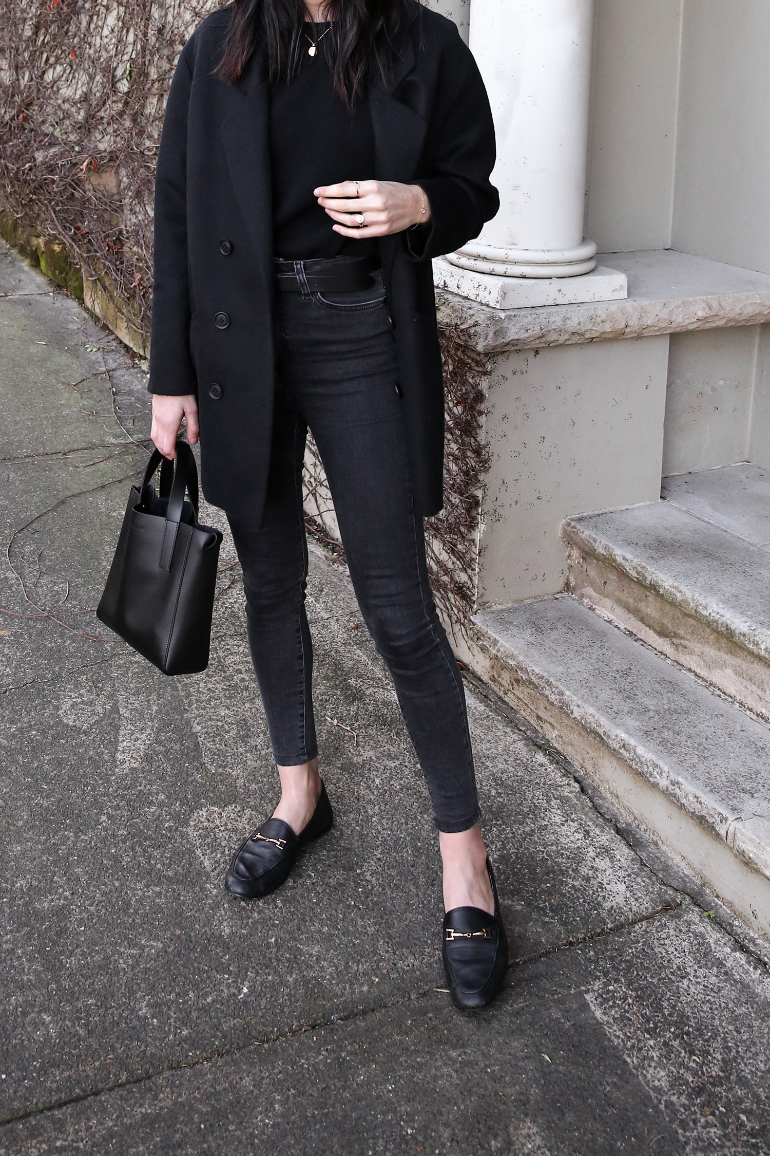 ATELIERS AUGUSTE MINI MONCEAU CROSSBODY BAG BLACK, Fesyen Wanita