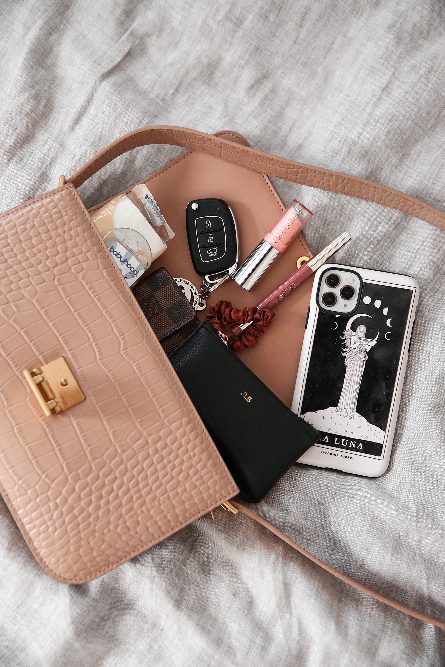 THE CURATED CLASSIC shoulder bag smooth nude / review 