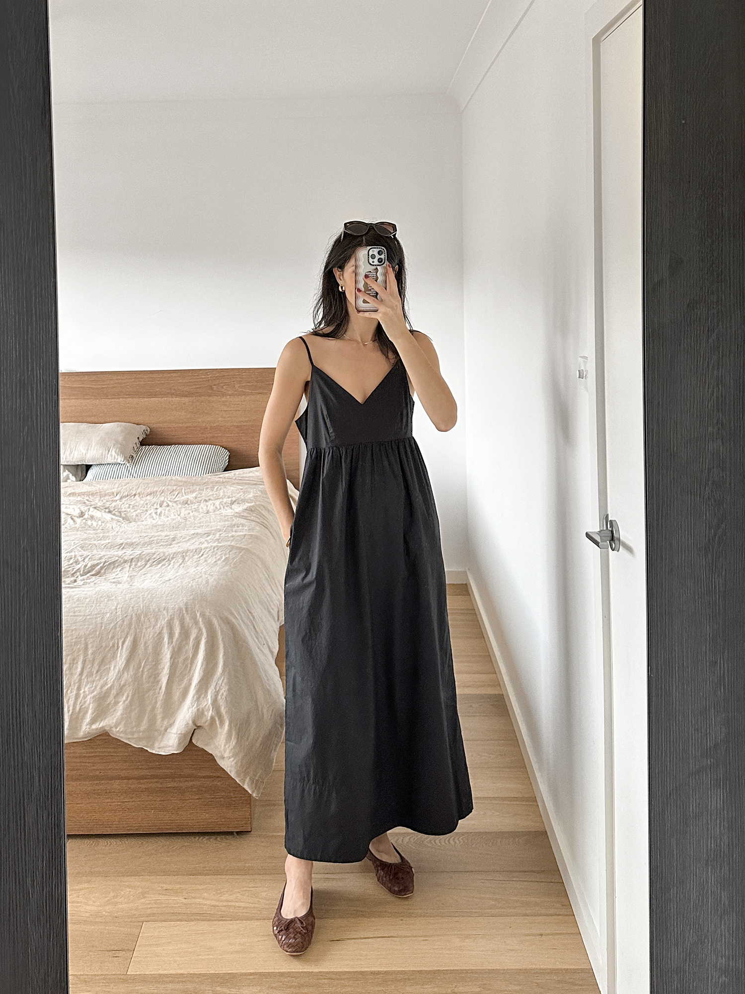 Quince 100% Organic Cotton Sleeveless Maxi Dress Review