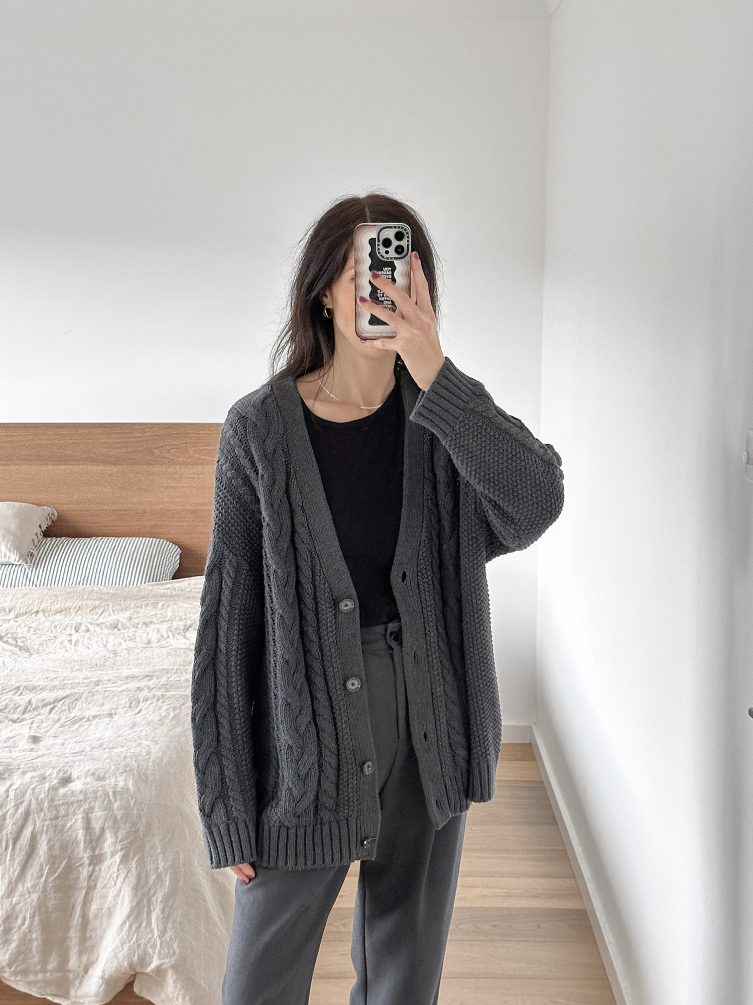 Jenni Kayne Cable Cardigan Affordable Alternative Dupe