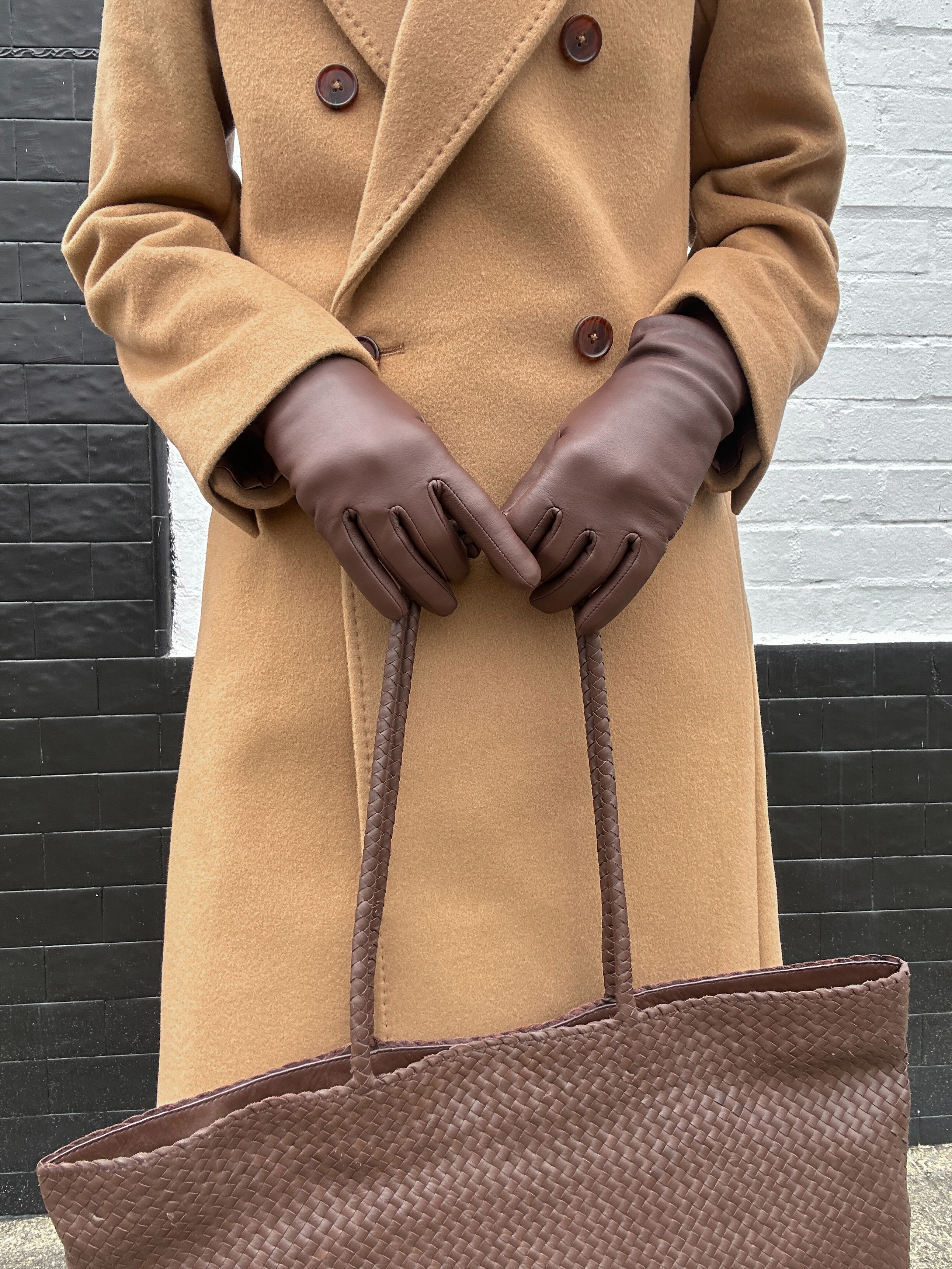 cashmere lined leather gloves