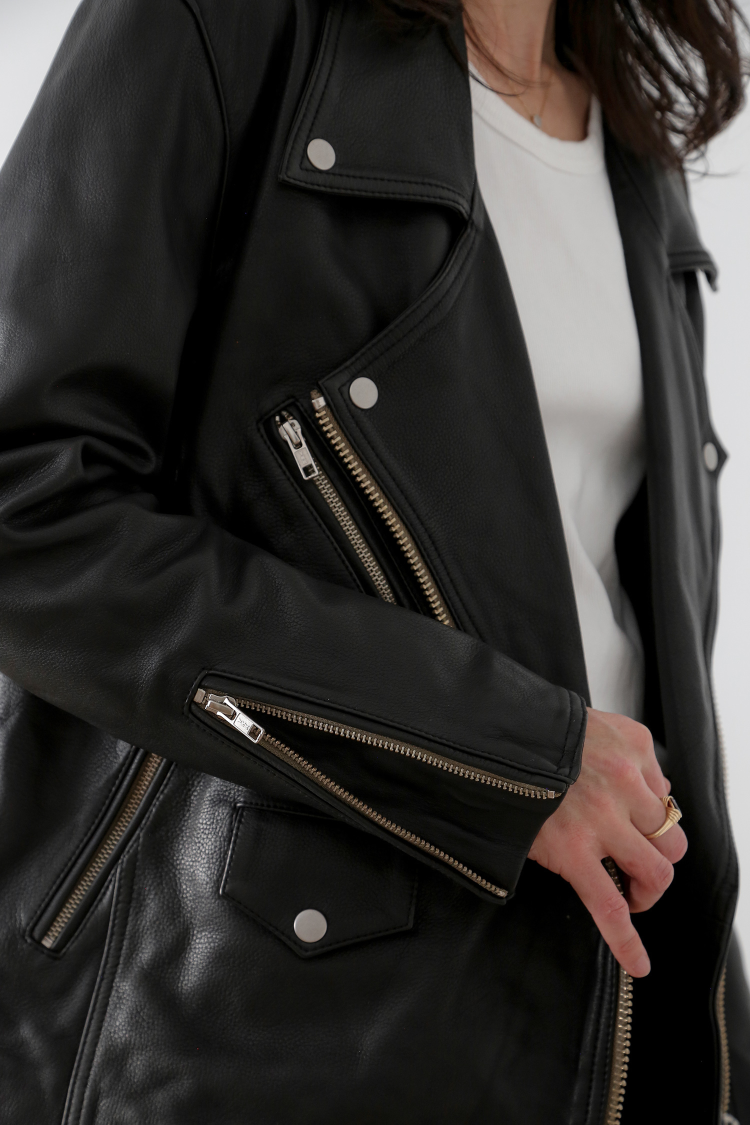 leather jacket details