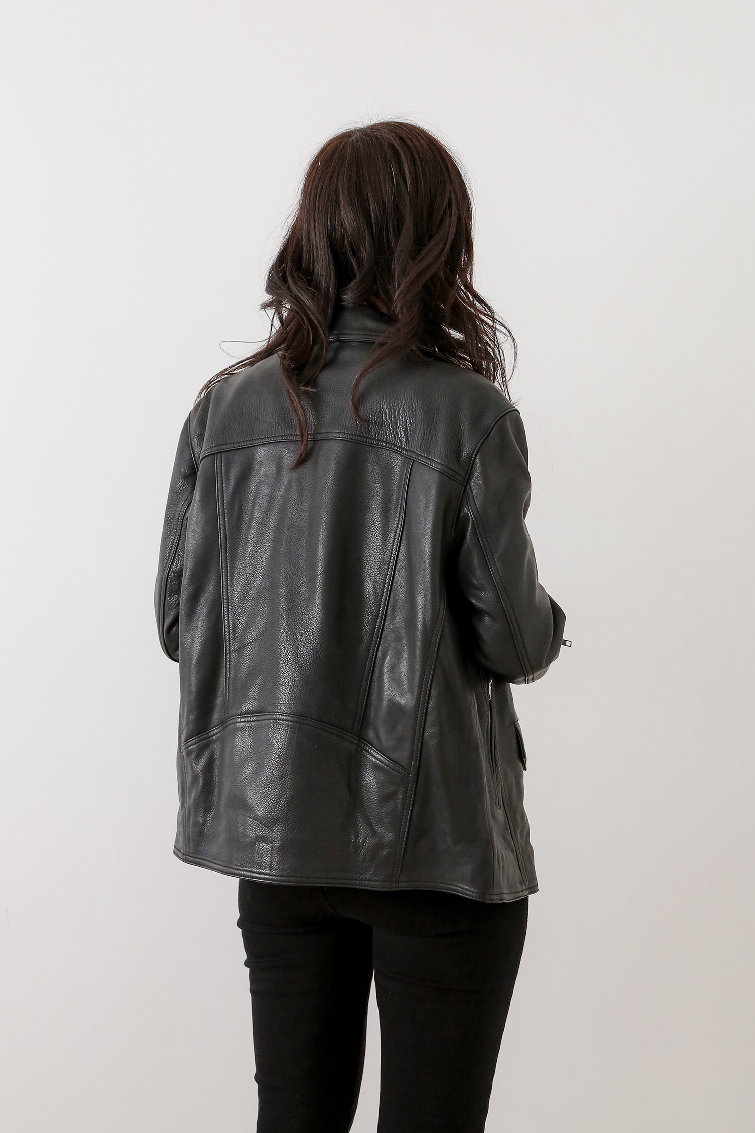 leather jacket from the back