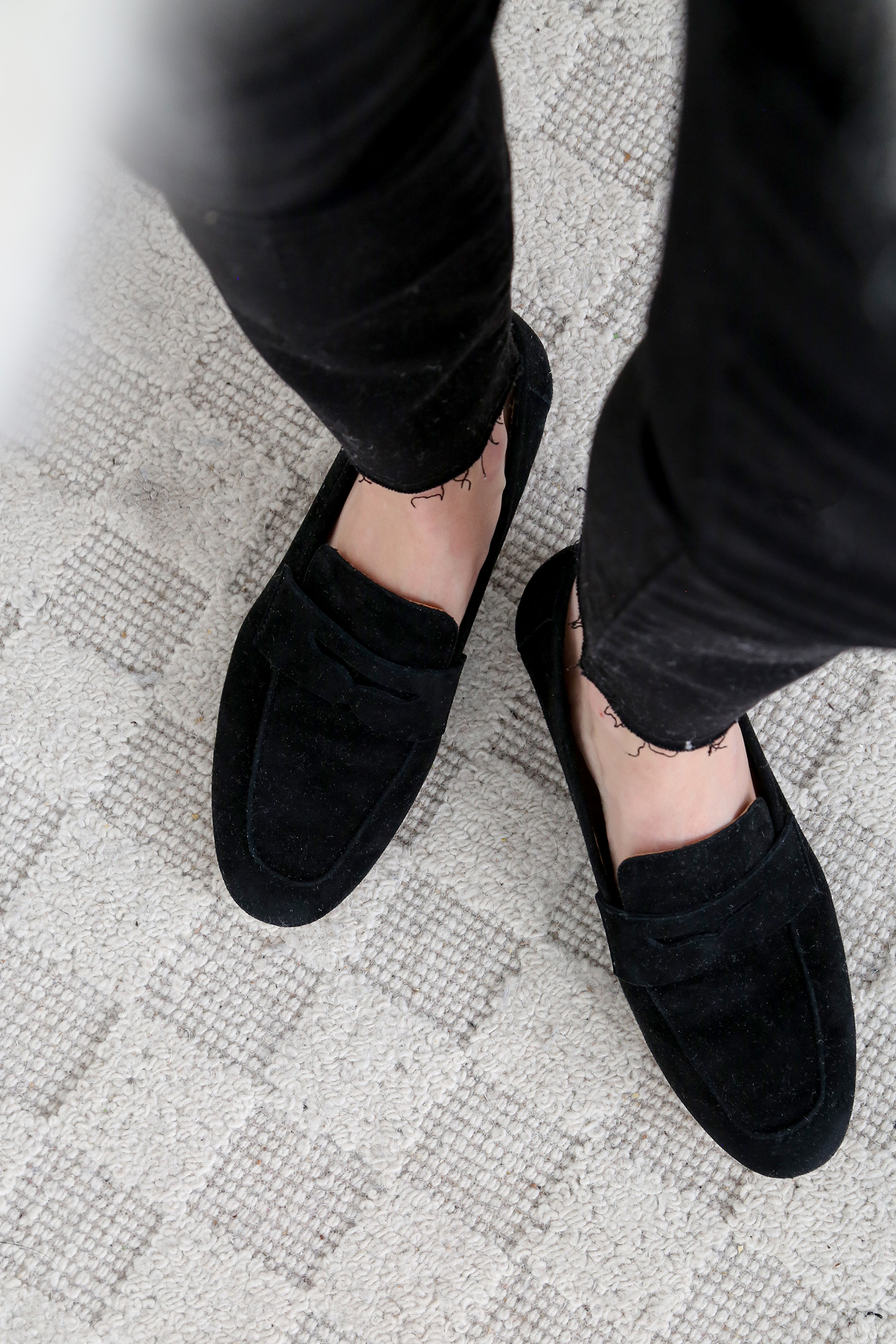 Italian Suede Penny Loafer