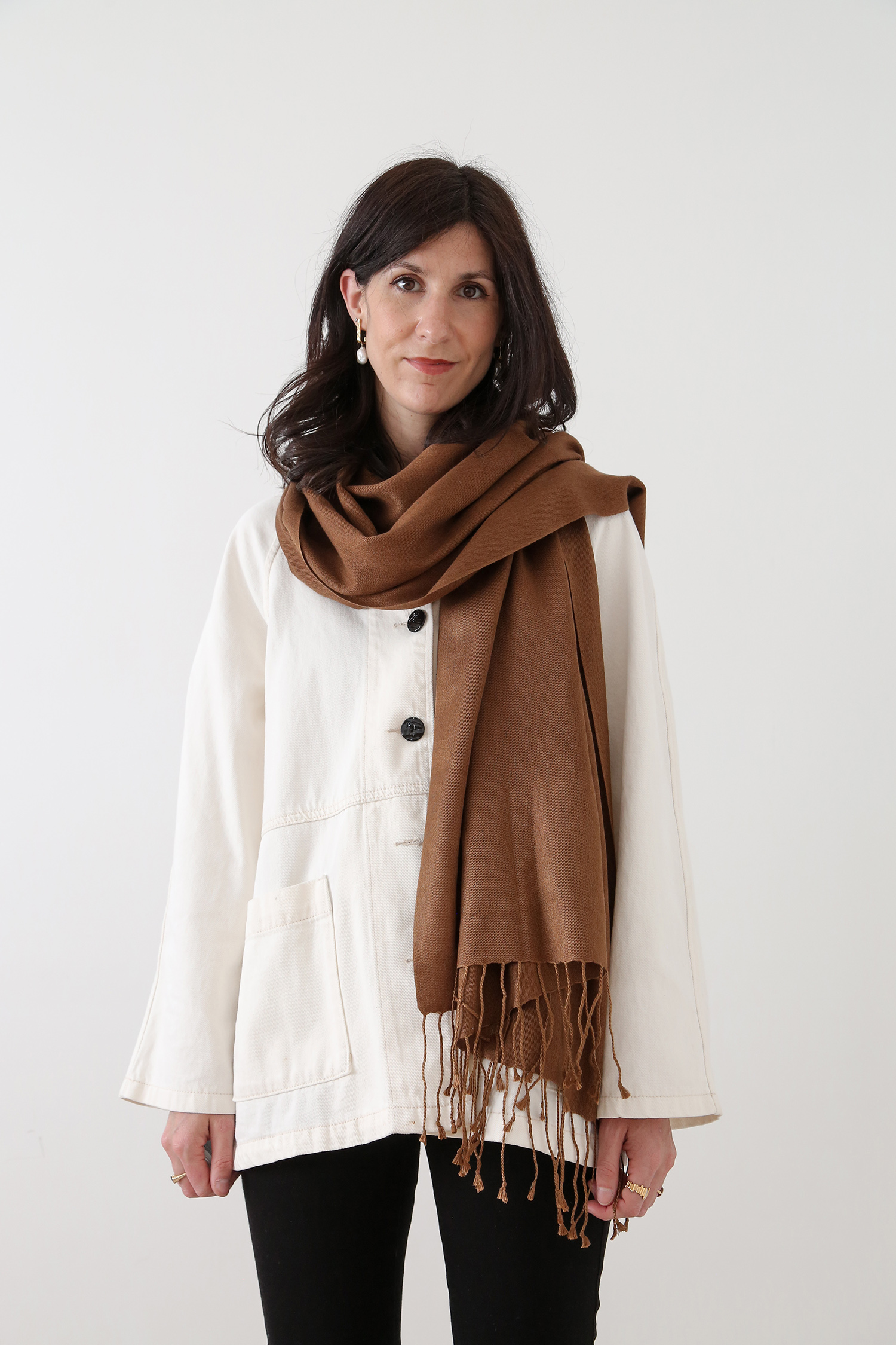 Quince Featherweight Cashmere Silk Fringe Scarf Review