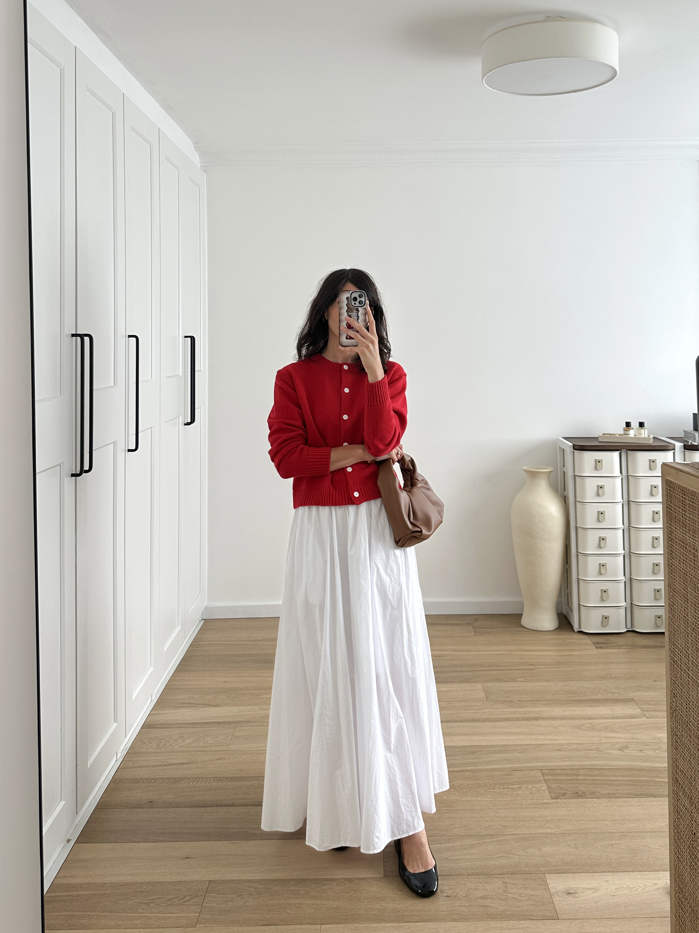 Four Easy Ways to Style a Red Cardigan