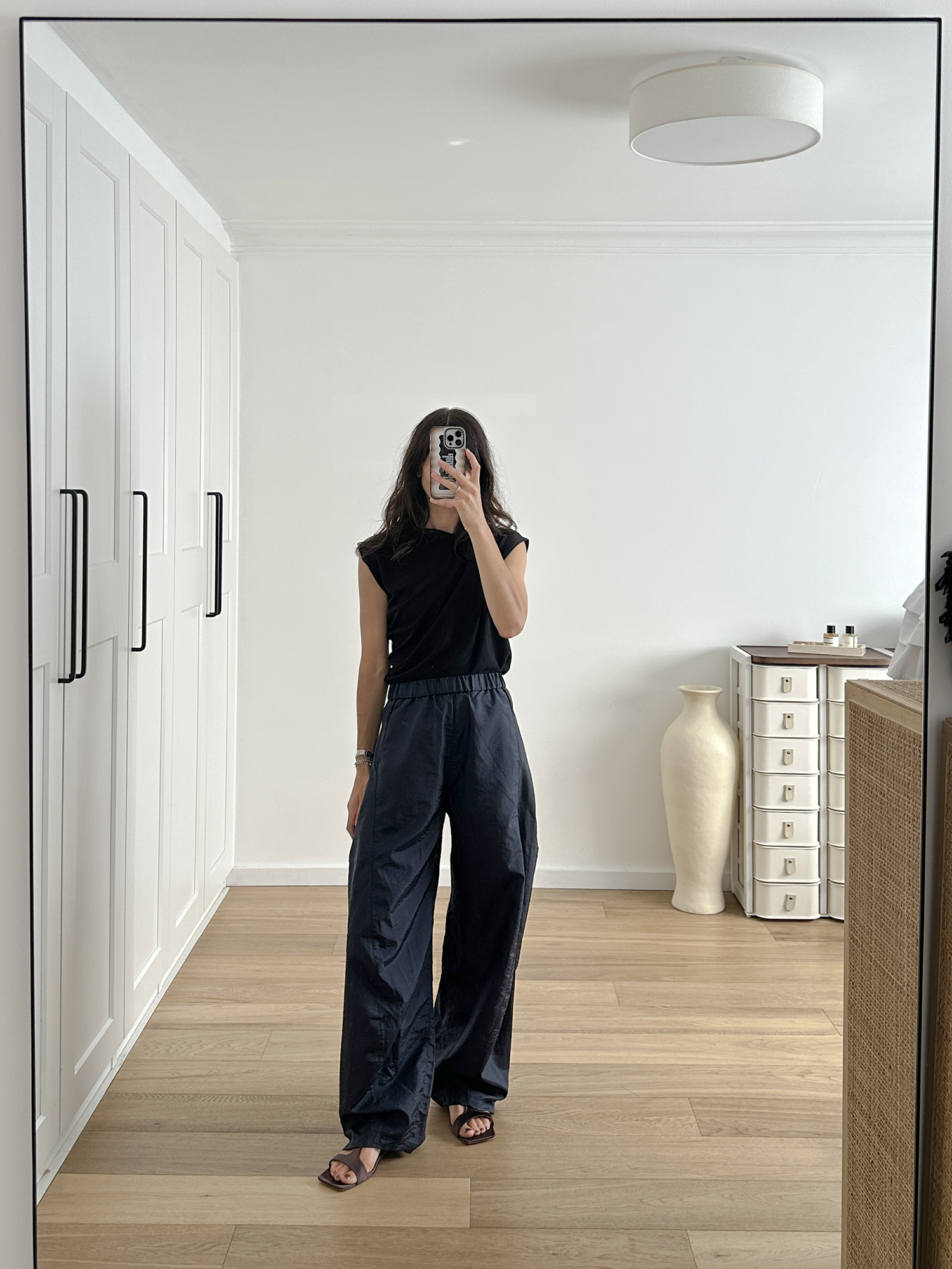 New In: Tibi Crispy Nylon Winslow Pant