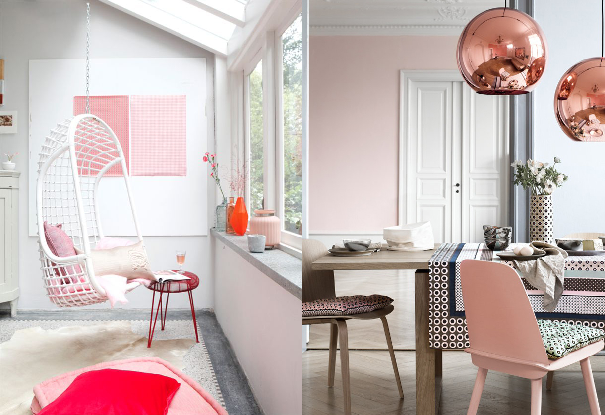 pink interior design