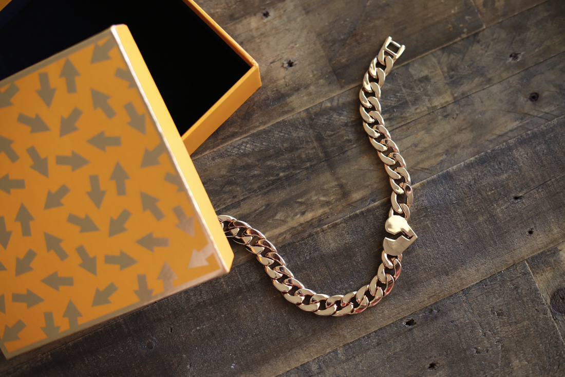 karen walker giveaway broken hearts gold necklace