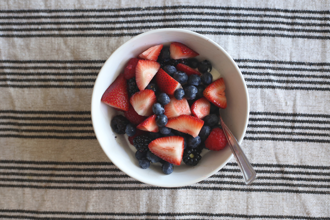 healthy fruit bowl