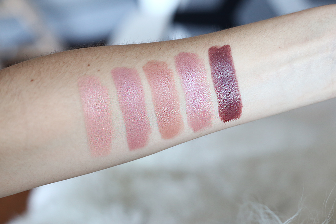 rimmel lasting finish nudes kate moss lipstick swatches