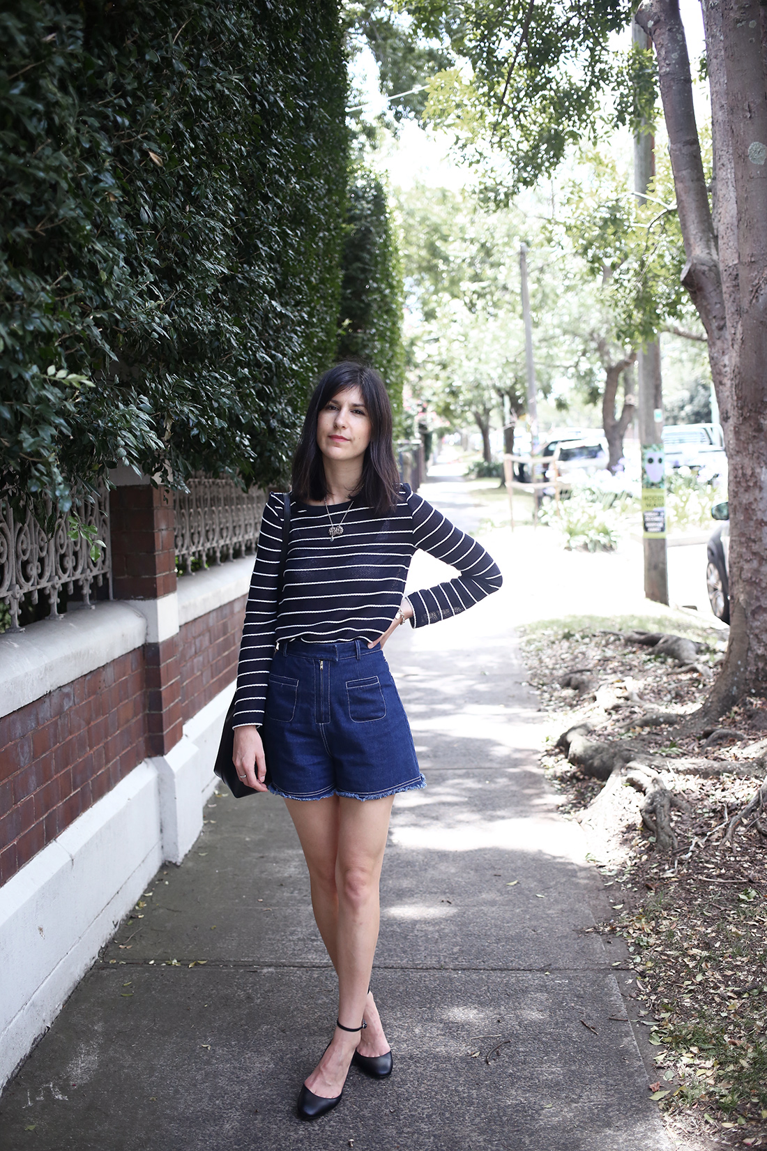 Navy stripes Mademoiselle | A Minimal Style Fashion Blog