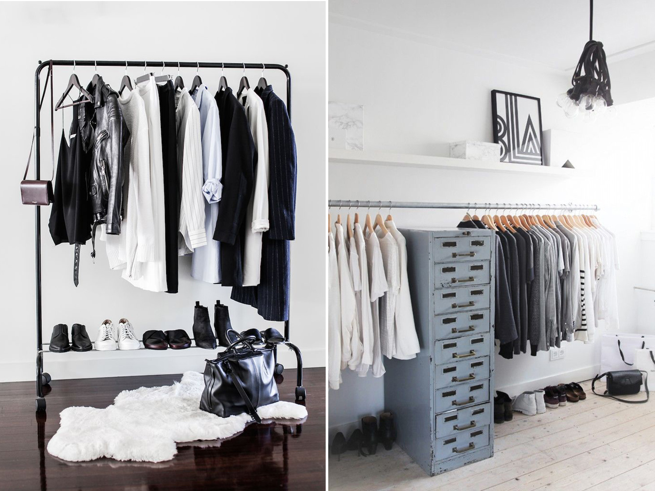 wardrobe minimal capsule colour palette