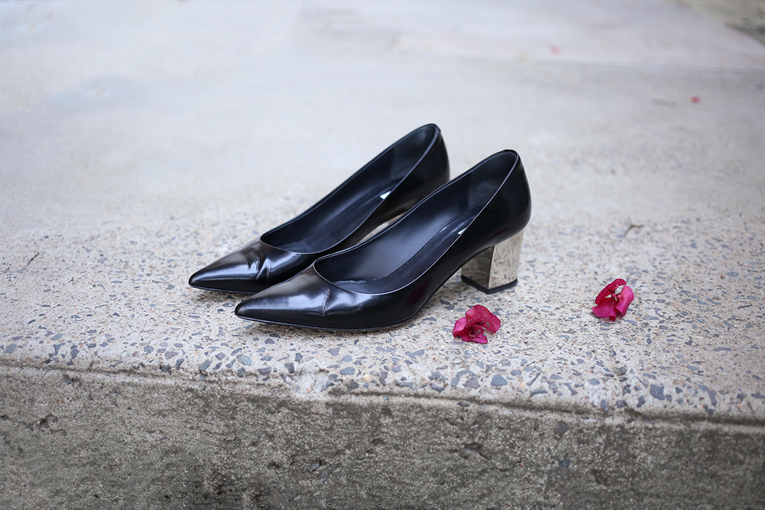 max mara heels shoes black court