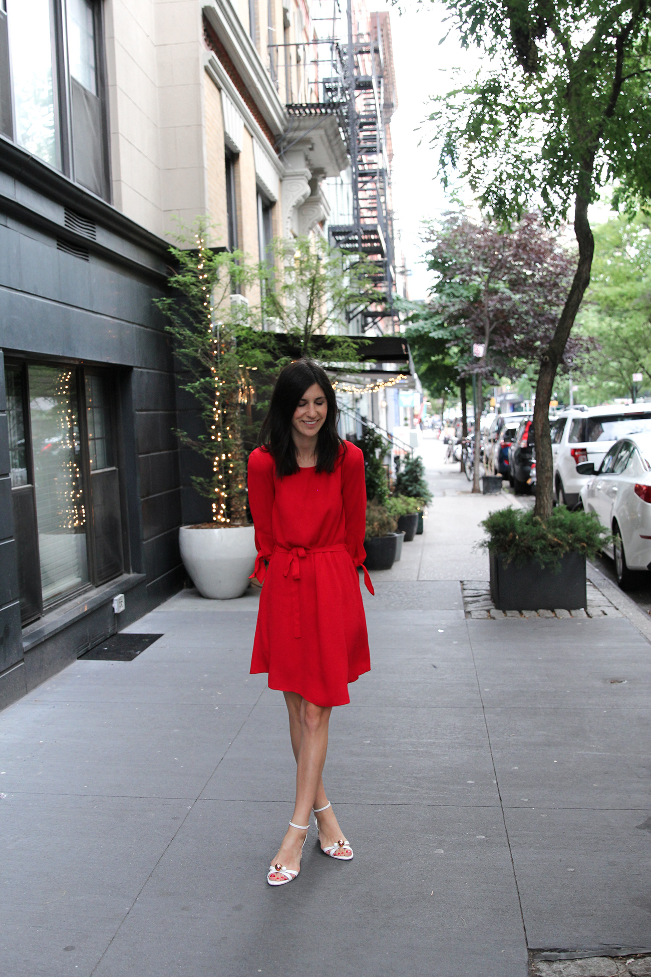 USA new york travel guide ruby harmony bow dress