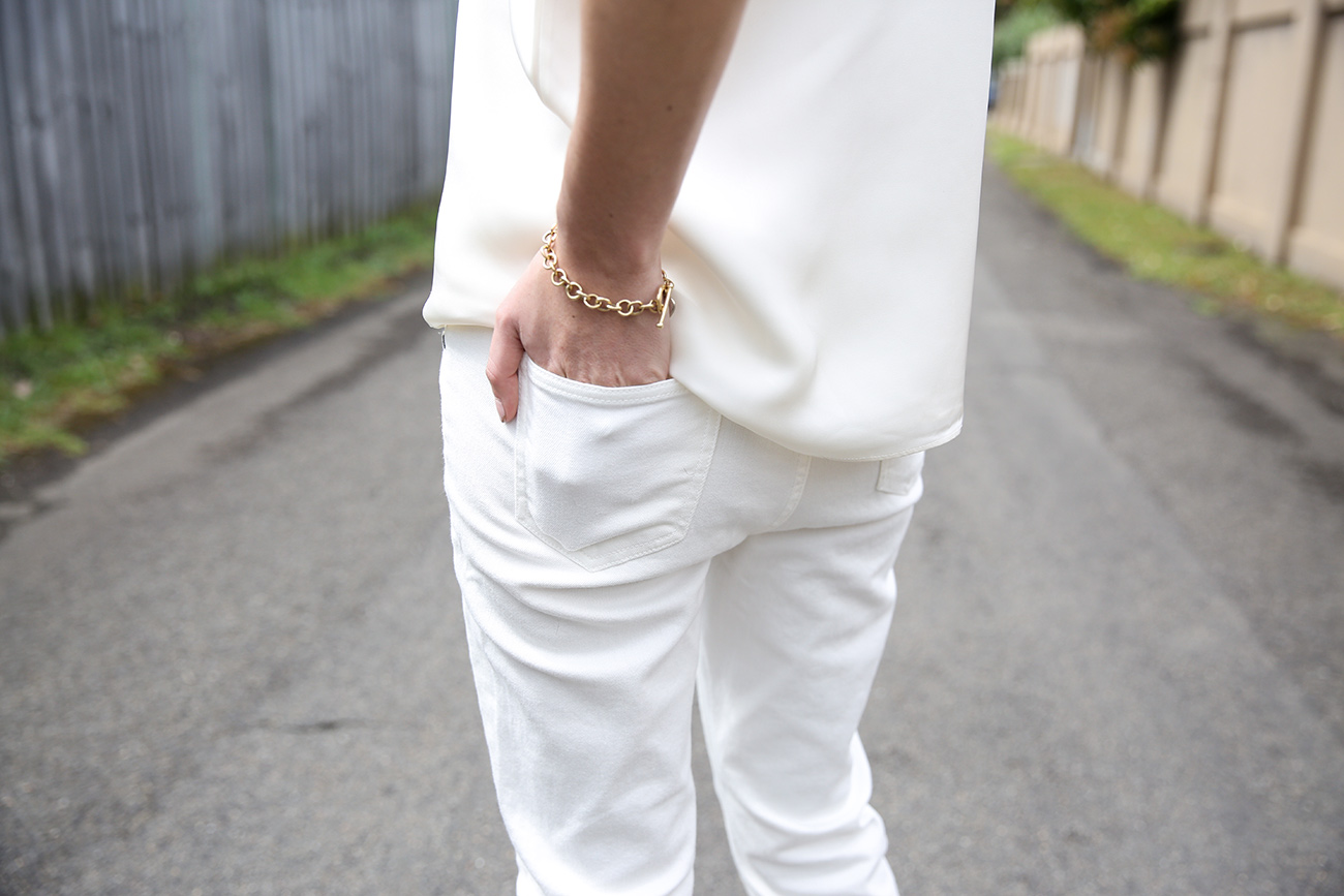 grana silk camisole white boyfriend jeans