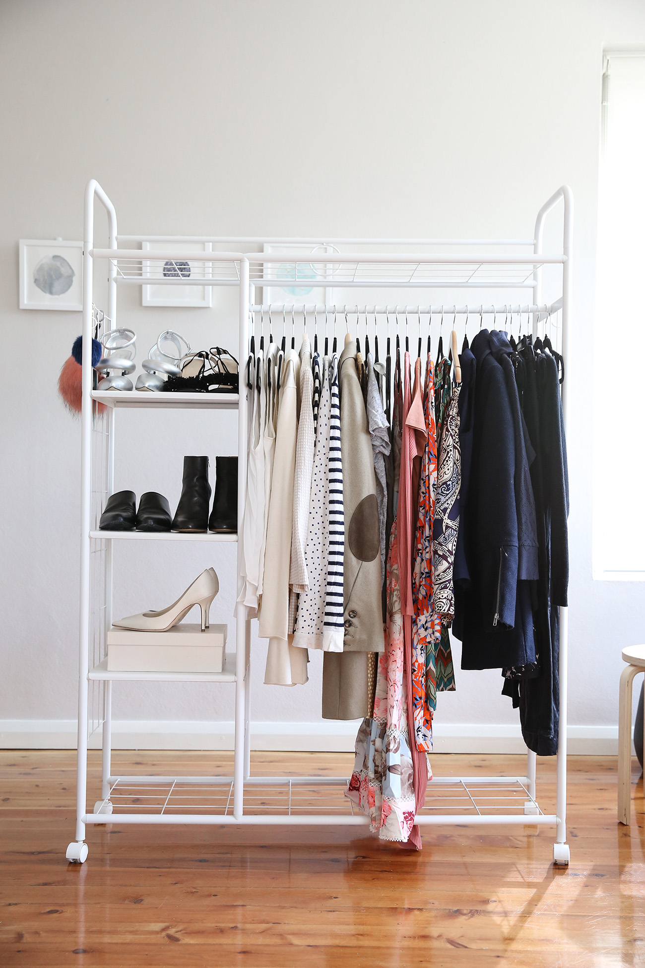 declutter wardrobe rehab cull minimalist minimal closet