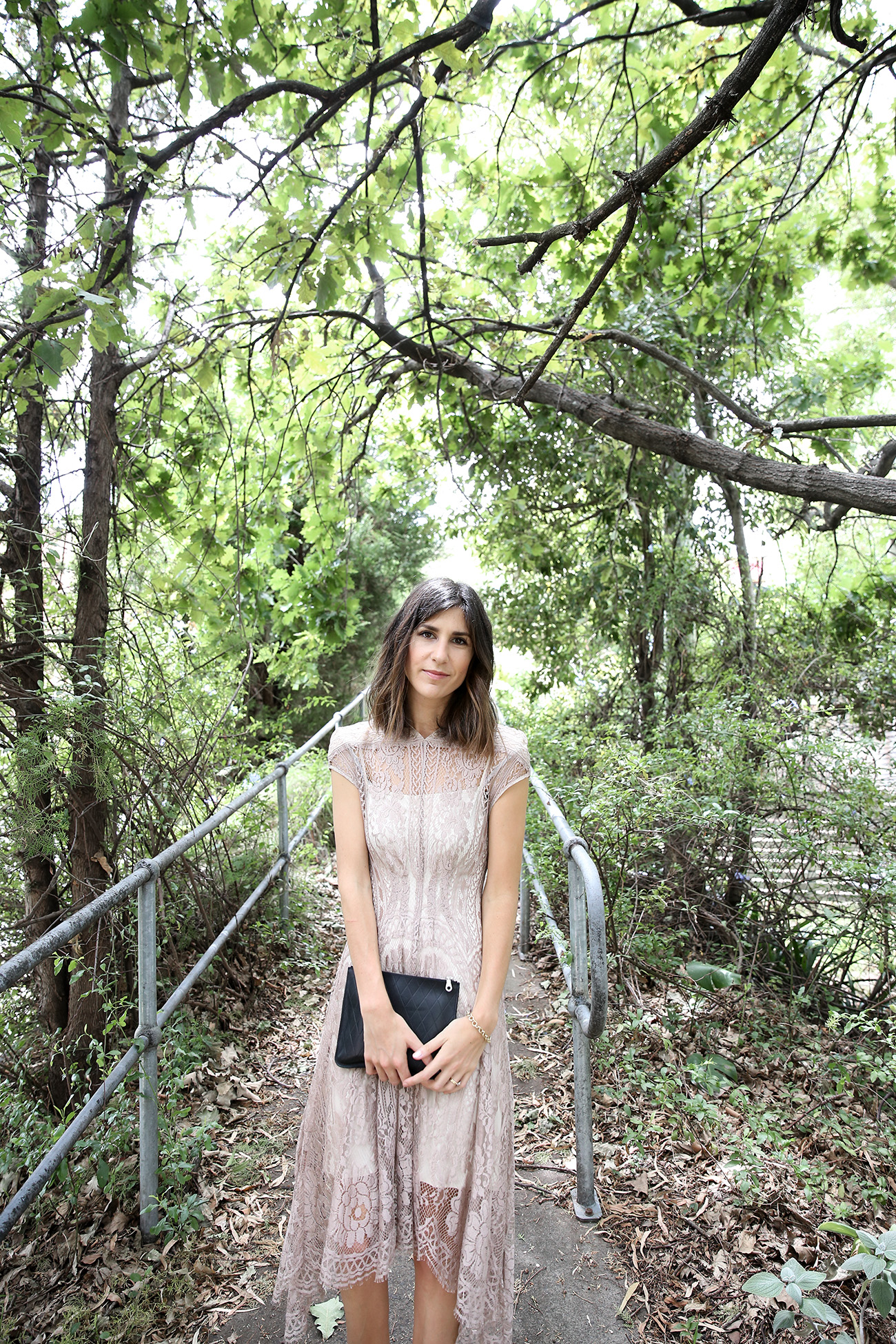 OOTD: Wearing Quince leather shirt w/ white midi skirt - Mademoiselle